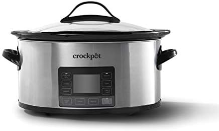 Digital Control Crock-Pot MyTime 6 Quart Programmable Slow Cooker S08D - Programmable Slow Cooker with Oval Ceramic Pot - Default Title