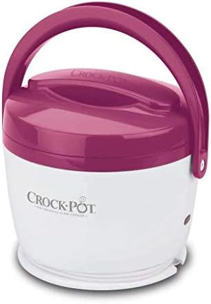 Leak-Proof Crock-Pot Lunch Crock Portable Food Warmer 20oz – Pink S03U - Leak-Proof Heated Bento Box Lunch Warmer - Pink