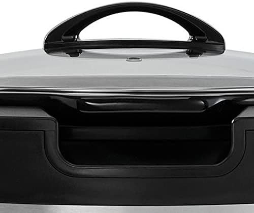 Large Capacity Crock-Pot Thermoshield 6 Quart Slow Cooker with Carry Handles S12S - Large Capacity Electric Stew Pot & Slow Cooker Detail