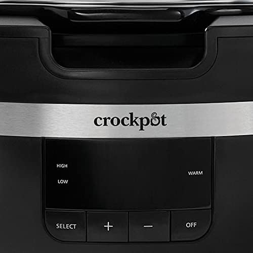 Large Capacity Crock-Pot Thermoshield 6 Quart Slow Cooker with Carry Handles S12S - Large Capacity Electric Stew Pot & Slow Cooker Detail