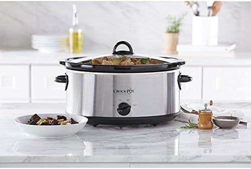 Large Capacity Crock-Pot 7 Quart Oval Manual Slow Cooker – Stainless Steel S29K - Digital Crock Pot Slow Cooker for Family Meals Detail