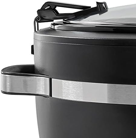 Large Capacity Crock-Pot Thermoshield 6 Quart Slow Cooker with Carry Handles S12S - Large Capacity Electric Stew Pot & Slow Cooker Detail