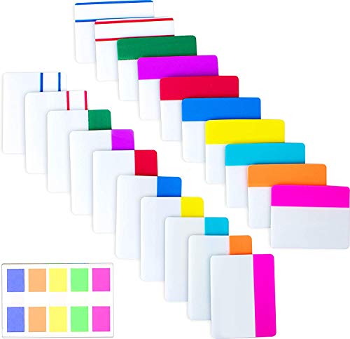 Modern 500 Pieces Tabs 2 Inch Sticky Index Tabs, Essentials