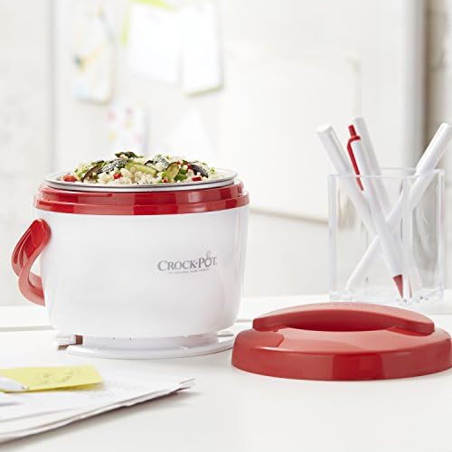 Rapid Heating Crock-Pot Portable Lunch Food Warmer – Red S04M - Leak-Proof Heated Bento Box Lunch Warmer Detail