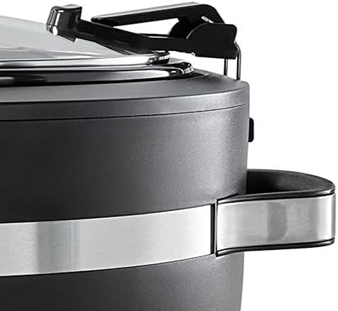 Large Capacity Crock-Pot Thermoshield 6 Quart Slow Cooker with Carry Handles S12S - Large Capacity Electric Stew Pot & Slow Cooker Detail