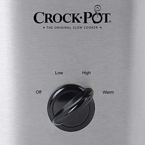 Oval Ceramic Crock-Pot Cook & Carry 6 Quart Portable Slow Cooker S07N - Large Capacity Electric Stew Pot & Slow Cooker Detail