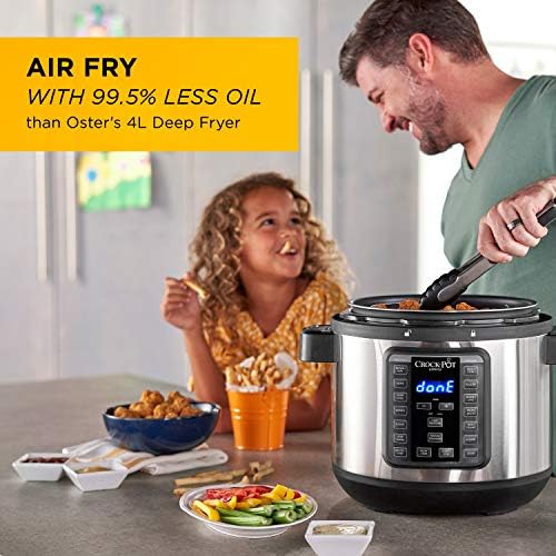 Multi-Functional Electric Crock-Pot Express Crisp 8 Quart 10-in-1 Pressure Cooker S06F - Smart Multi-Functional Electric Pressure Cooker Detail