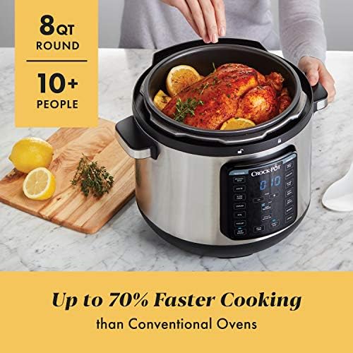 Multi-Functional Electric Crock-Pot 8 Quart Express Crock Multi-Use Pressure Cooker S05K - Smart Multi-Functional Electric Pressure Cooker Detail