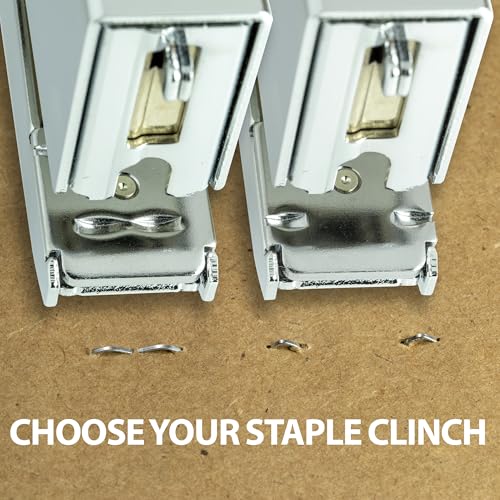 Smart Home Officemate Classic Plier Stapler Bundle with 10,000 Staples, Metal, Silver Set