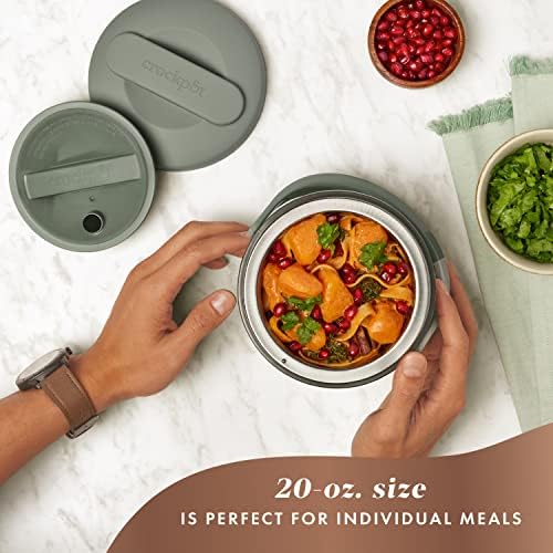Rapid Heating Crock-Pot Portable Electric Lunch Box Food Warmer – Green S21D - Self-Heating Lunch Box for Office and Car Travel Detail